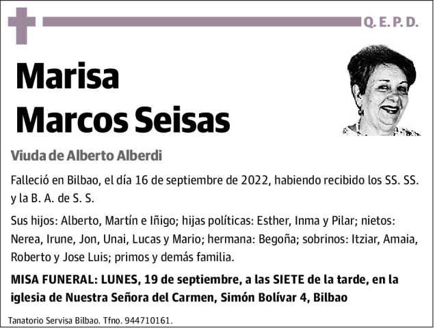 Marisa Marcos Seisas