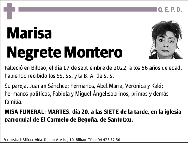 Marisa Negrete Montero