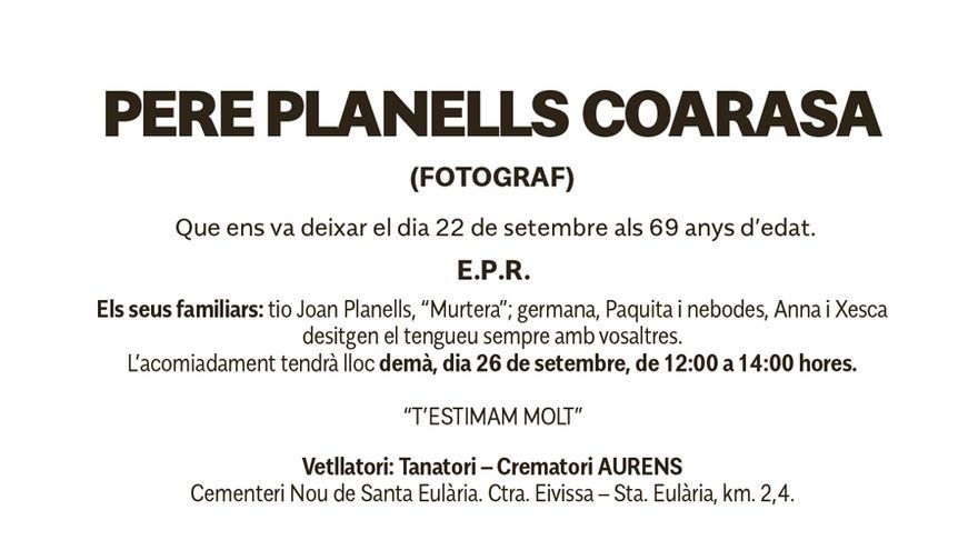 Pere  Planells  Coarasa