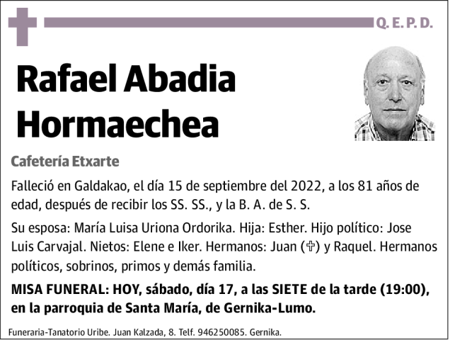 Rafael Abadia Hormaechea
