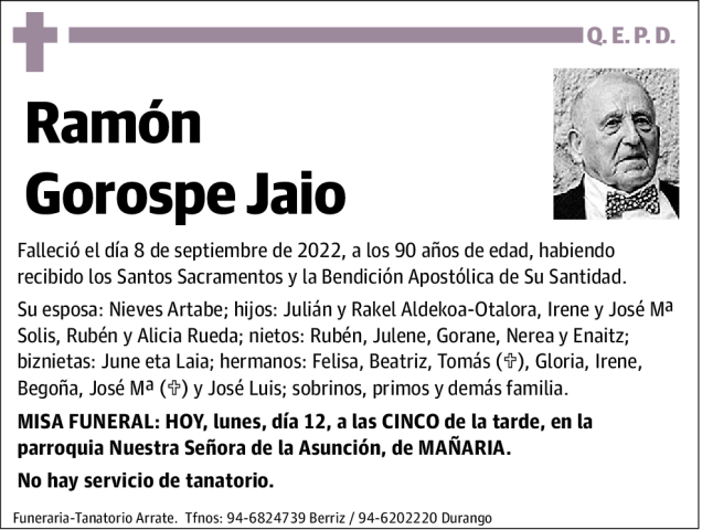 Ramón Gorospe Jaio