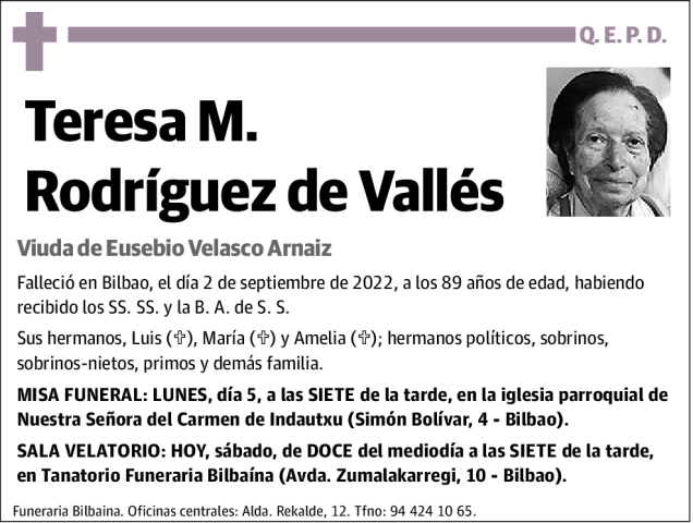 Teresa M. Rodríguez de Vallés
